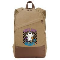 Cute But Creepy Funny Halloween Retro Cotton Canvas Backpack