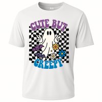 Cute But Creepy Funny Halloween Retro Cooling Performance Crew T-Shirt