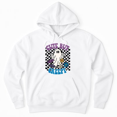 Cute But Creepy Funny Halloween Retro Hoodie