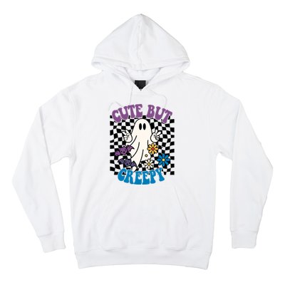 Cute But Creepy Funny Halloween Retro Hoodie