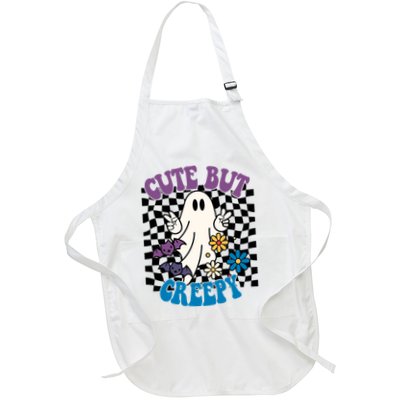 Cute But Creepy Funny Halloween Retro Apron