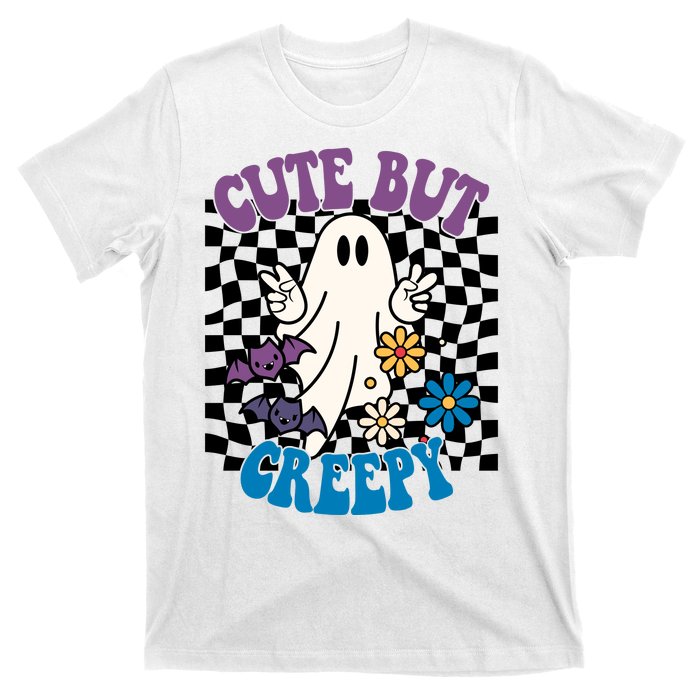 Cute But Creepy Funny Halloween Retro T-Shirt