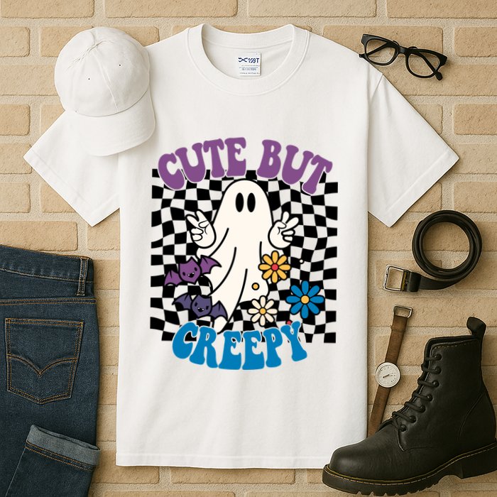 Cute But Creepy Funny Halloween Retro Tall T-Shirt