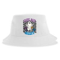 Cute But Creepy Funny Halloween Retro Sustainable Bucket Hat