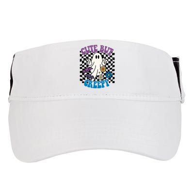 Cute But Creepy Funny Halloween Retro Adult Drive Performance Visor