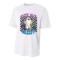 Cute But Creepy Funny Halloween Retro Youth Performance Sprint T-Shirt