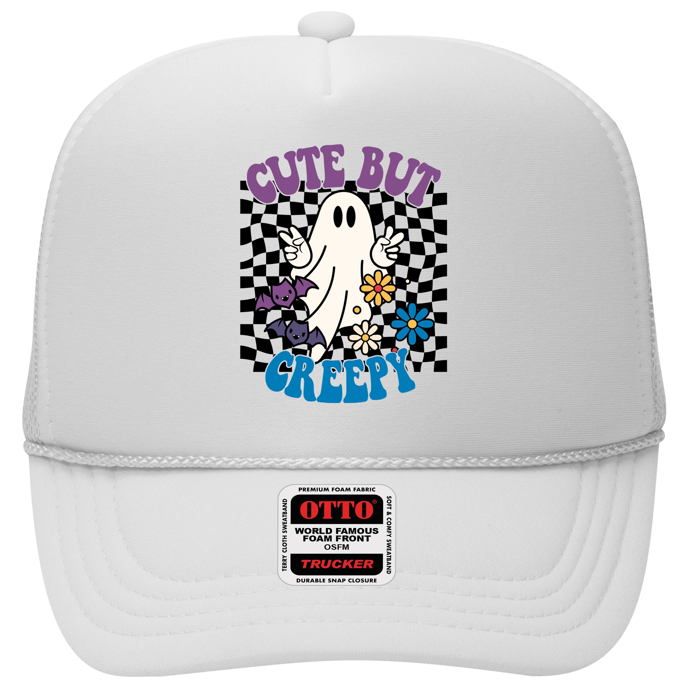 Cute But Creepy Funny Halloween Retro Hat