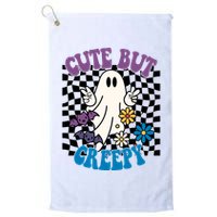 Cute But Creepy Funny Halloween Retro Golf Towel