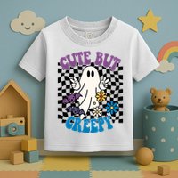 Cute But Creepy Funny Halloween Retro Toddler T-Shirt