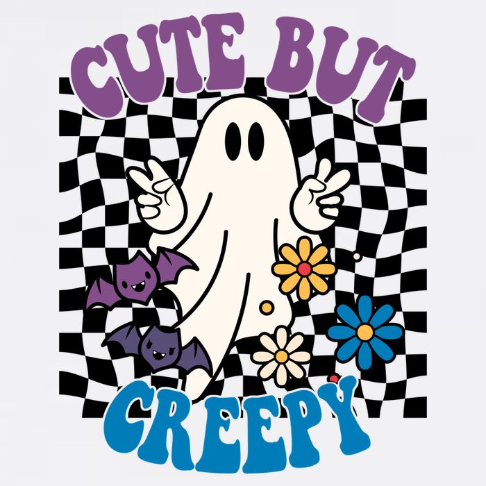 Cute But Creepy Funny Halloween Retro Toddler T-Shirt
