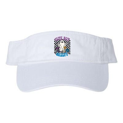 Cute But Creepy Funny Halloween Retro Visor