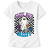Cute But Creepy Funny Halloween Retro Womens T-Shirt