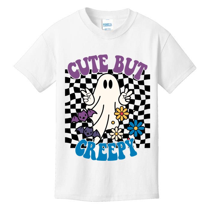 Cute But Creepy Funny Halloween Retro Kids T-Shirt
