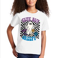 Cute But Creepy Funny Halloween Retro Kids T-Shirt