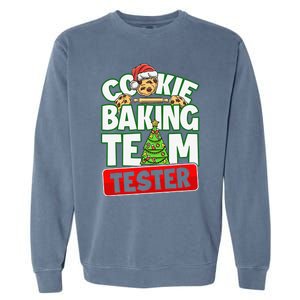 Cookie Baking Crew Christmas Cookie Baking Team Tester Garment-Dyed Sweatshirt