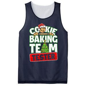 Cookie Baking Crew Christmas Cookie Baking Team Tester Mesh Reversible Basketball Jersey Tank