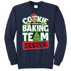 Cookie Baking Crew Christmas Cookie Baking Team Tester Tall Sweatshirt