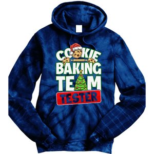 Cookie Baking Crew Christmas Cookie Baking Team Tester Tie Dye Hoodie