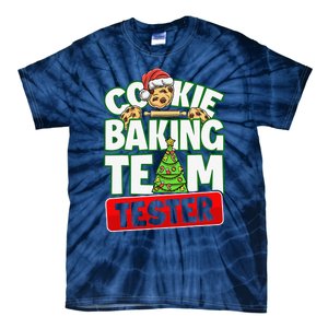 Cookie Baking Crew Christmas Cookie Baking Team Tester Tie-Dye T-Shirt