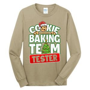 Cookie Baking Crew Christmas Cookie Baking Team Tester Tall Long Sleeve T-Shirt