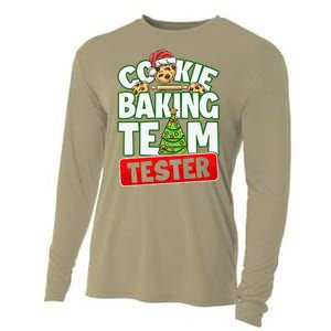 Cookie Baking Crew Christmas Cookie Baking Team Tester Cooling Performance Long Sleeve Crew