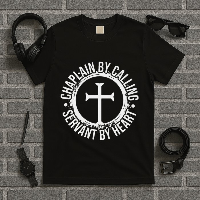 Chaplain By Calling Servent By Heart Christian Chaplain T-Shirt
