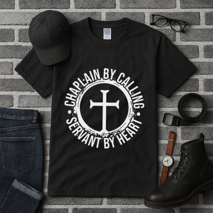 Chaplain By Calling Servent By Heart Christian Chaplain Tall T-Shirt