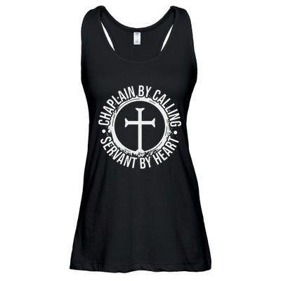 Chaplain By Calling Servent By Heart Christian Chaplain Ladies Essential Flowy Tank
