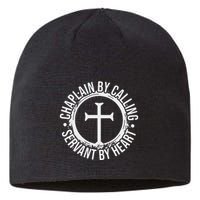 Chaplain By Calling Servent By Heart Christian Chaplain Sustainable Beanie