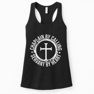 Chaplain By Calling Servent By Heart Christian Chaplain Womens Tank Top