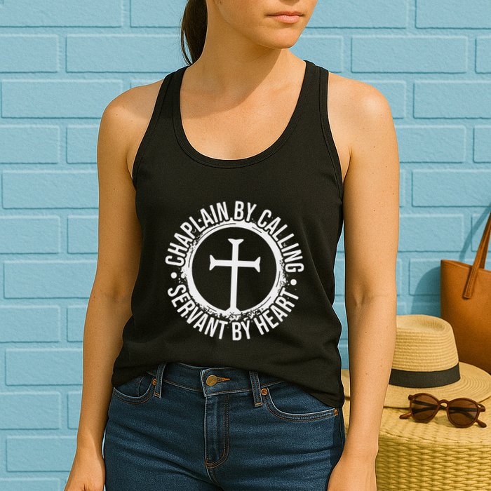 Chaplain By Calling Servent By Heart Christian Chaplain Womens Tank Top