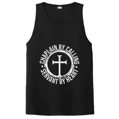 Chaplain By Calling Servent By Heart Christian Chaplain PosiCharge Competitor Tank