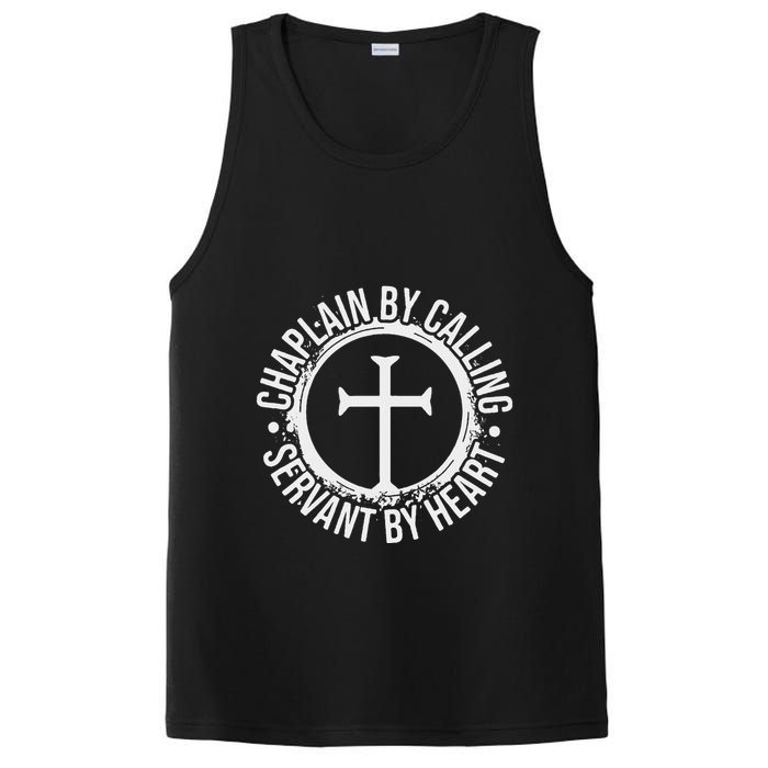 Chaplain By Calling Servent By Heart Christian Chaplain PosiCharge Competitor Tank
