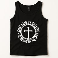 Chaplain By Calling Servent By Heart Christian Chaplain Tank Top