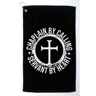 Chaplain By Calling Servent By Heart Christian Chaplain Golf Towel