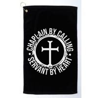 Chaplain By Calling Servent By Heart Christian Chaplain Golf Towel