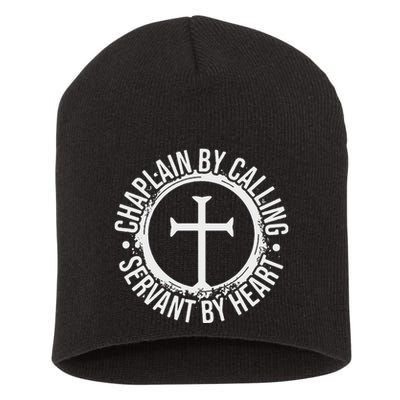 Chaplain By Calling Servent By Heart Christian Chaplain Short Acrylic Beanie