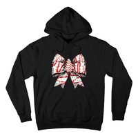 Coquette Bow Christmas Tree Cake Christmas Vibes Hoodie