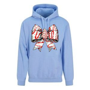 Coquette Bow Christmas Tree Cake Christmas Vibes Unisex Surf Hoodie