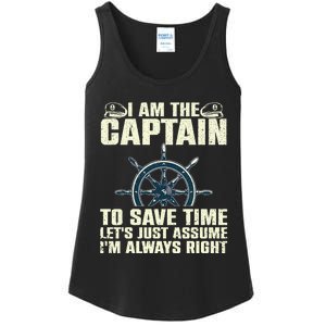 Cool Boat Captain For Men Women Boating Pontoon Boat Owner Ladies Essential Tank