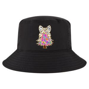 Coquette Bow Christmas Tree Winter Xmas Cool Comfort Performance Bucket Hat