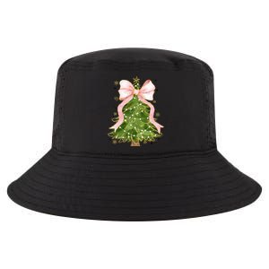 Coquette Bow Christmas Tree Xmas Holiday Outfit Cool Comfort Performance Bucket Hat