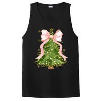 Coquette Bow Christmas Tree Xmas Holiday Outfit PosiCharge Competitor Tank