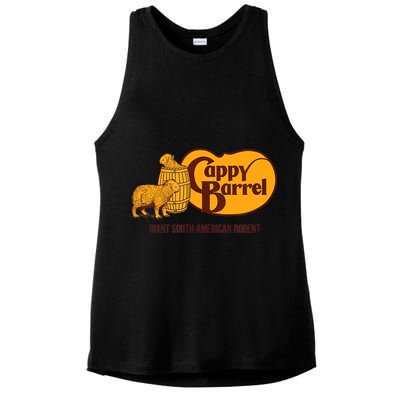 Cappy Barrel; Capybara Campaign Store Logo Ladies PosiCharge Tri-Blend Wicking Tank