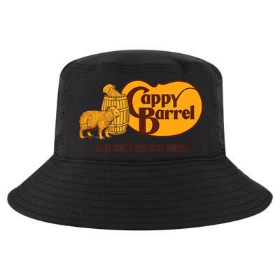 Cappy Barrel; Capybara Campaign Store Logo Cool Comfort Performance Bucket Hat