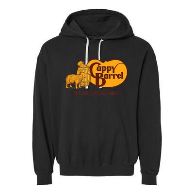 Cappy Barrel; Capybara Campaign Store Logo Garment-Dyed Fleece Hoodie
