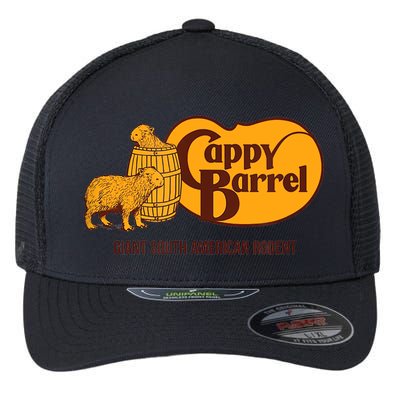 Cappy Barrel; Capybara Campaign Store Logo Flexfit Unipanel Trucker Cap