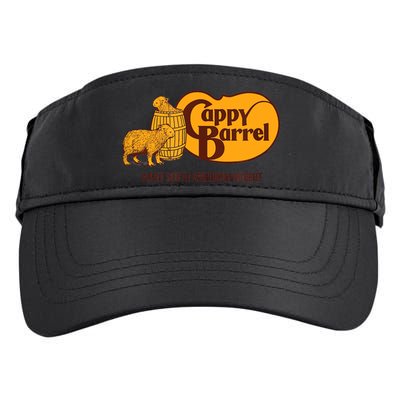 Cappy Barrel; Capybara Campaign Store Logo Adult Drive Performance Visor