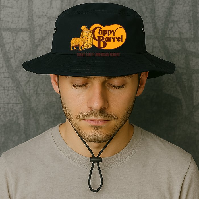 Cappy Barrel; Capybara Campaign Store Logo Bucket Hat
