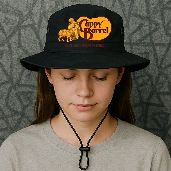 Cappy Barrel; Capybara Campaign Store Logo Bucket Hat